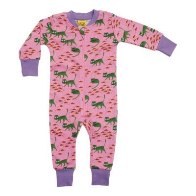 DUNS Sweden zipsuit pink cat