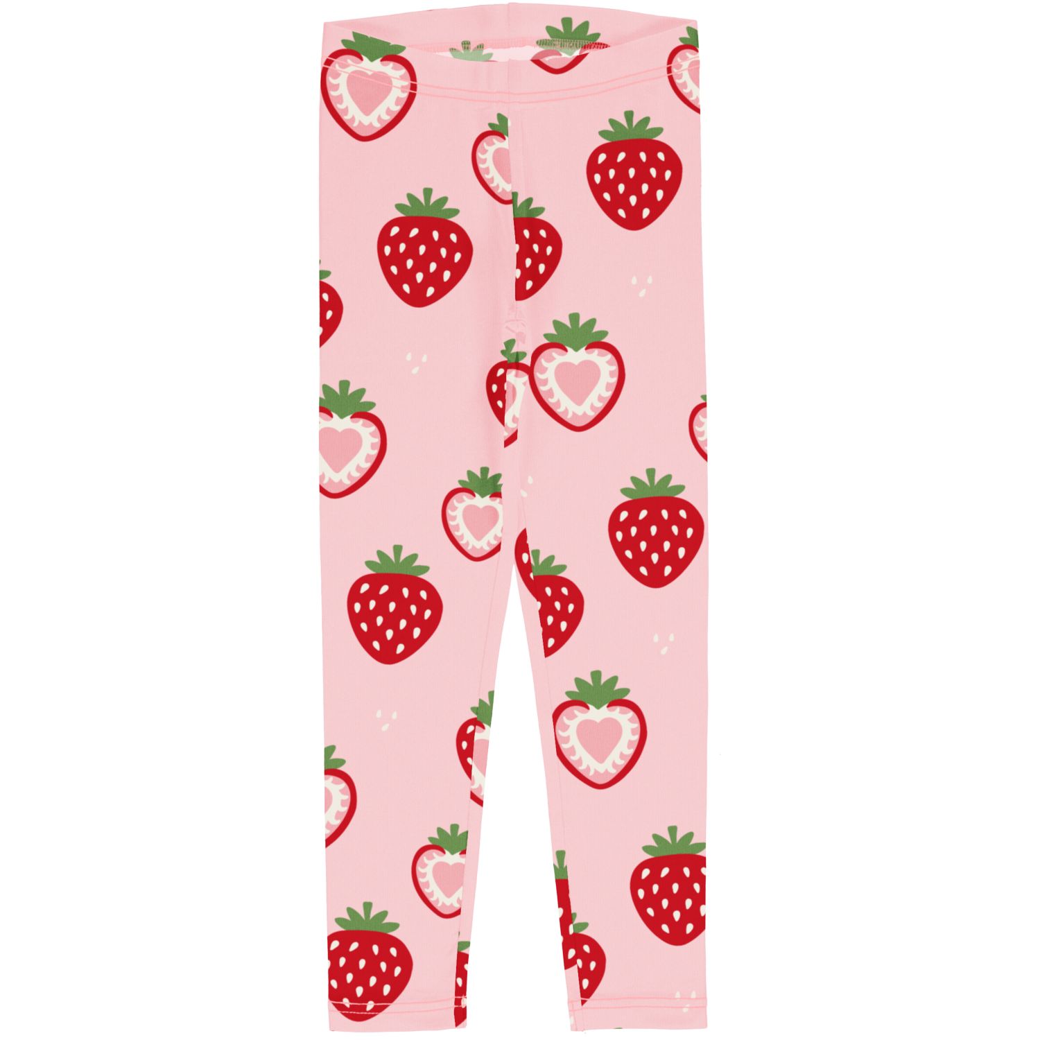 Maxomorra strawberry leggings pink 3 4 5 6 7 8 9 10 various ages